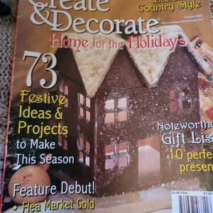 Home for the Holidays Magazine - Brown/Cream